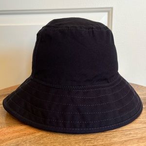 J.Crew Cotton Bucket Hat in Navy Blue size S/M